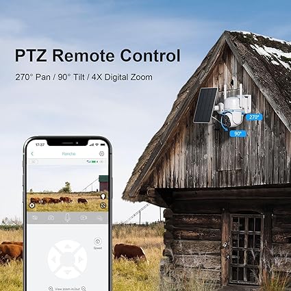 🔒 Cámara de Seguridad Wi-Fi 360° Inteligente – Vigila tu hogar desde tu celular