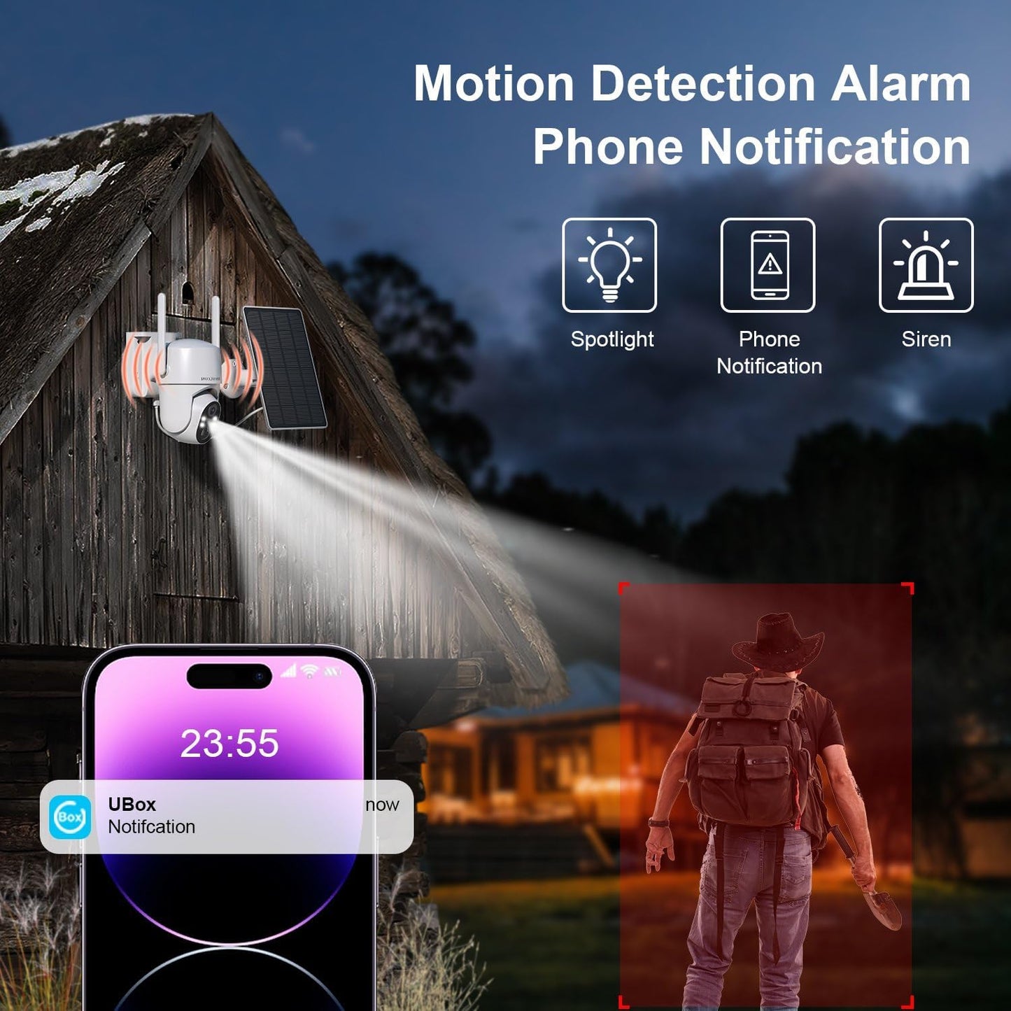 🔒 Cámara de Seguridad Wi-Fi 360° Inteligente – Vigila tu hogar desde tu celular