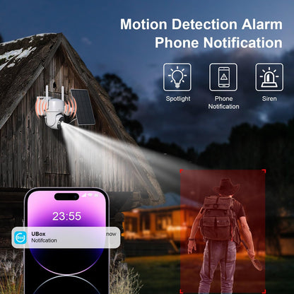 🔒 Cámara de Seguridad Wi-Fi 360° Inteligente – Vigila tu hogar desde tu celular